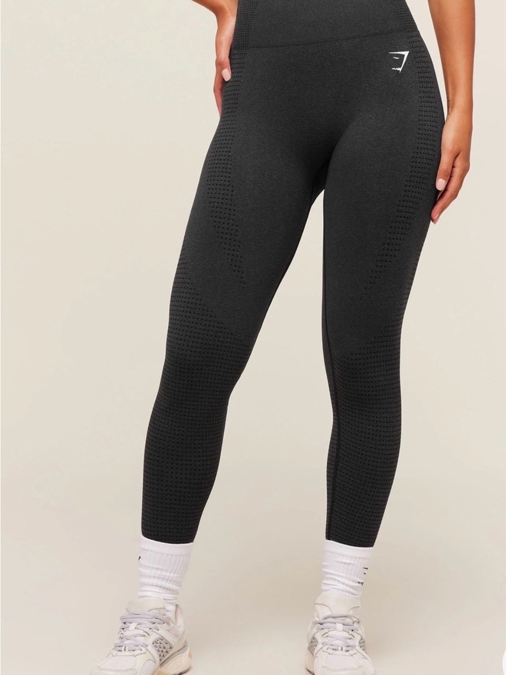 Gymshark Vital Seamless Leggings - Black Marl